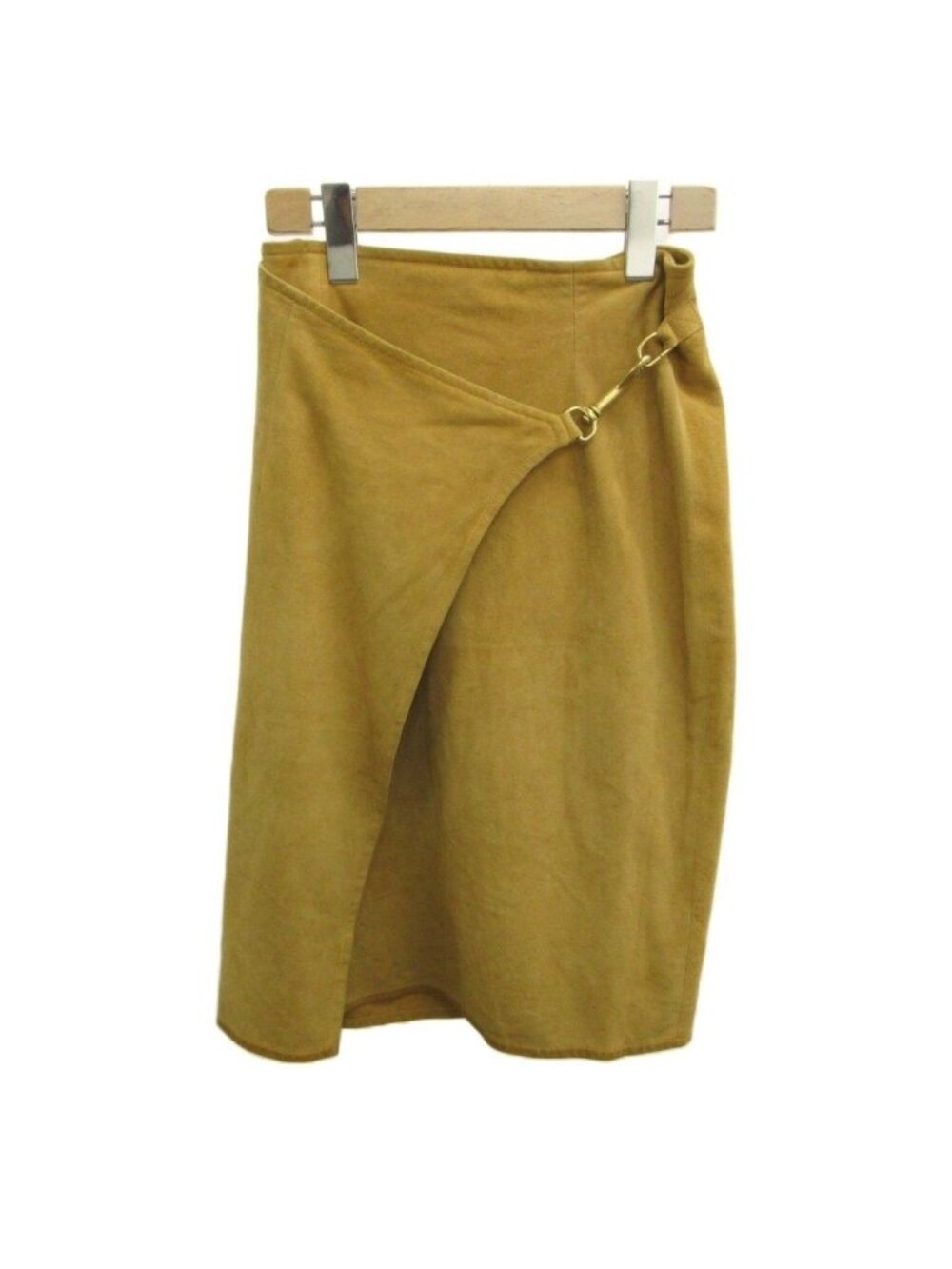 Gucci Wrapskirt Pencil Skirt Suede